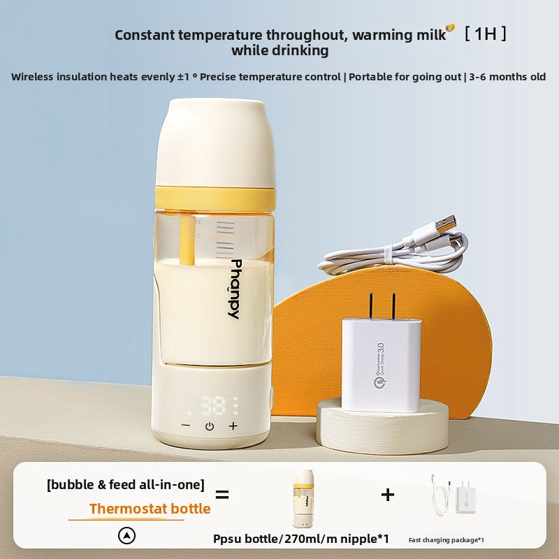 Thermostatic baby bottle