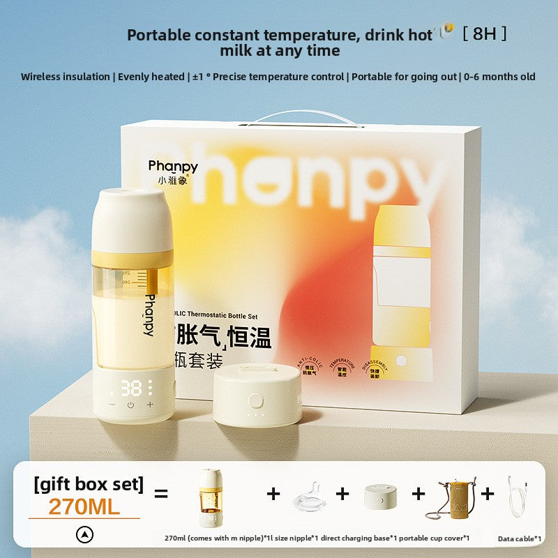 Thermostatic baby bottle