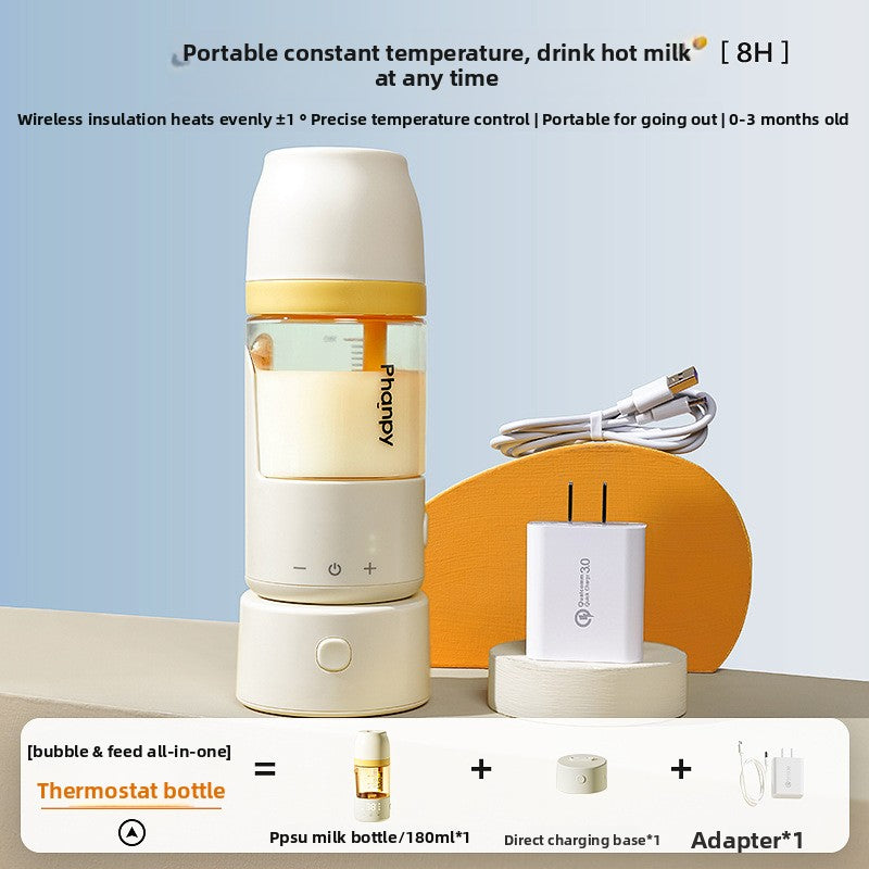 Thermostatic baby bottle