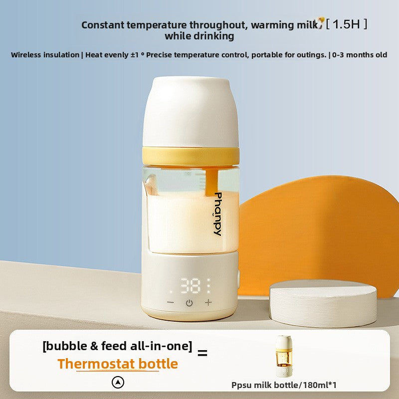 Thermostatic baby bottle