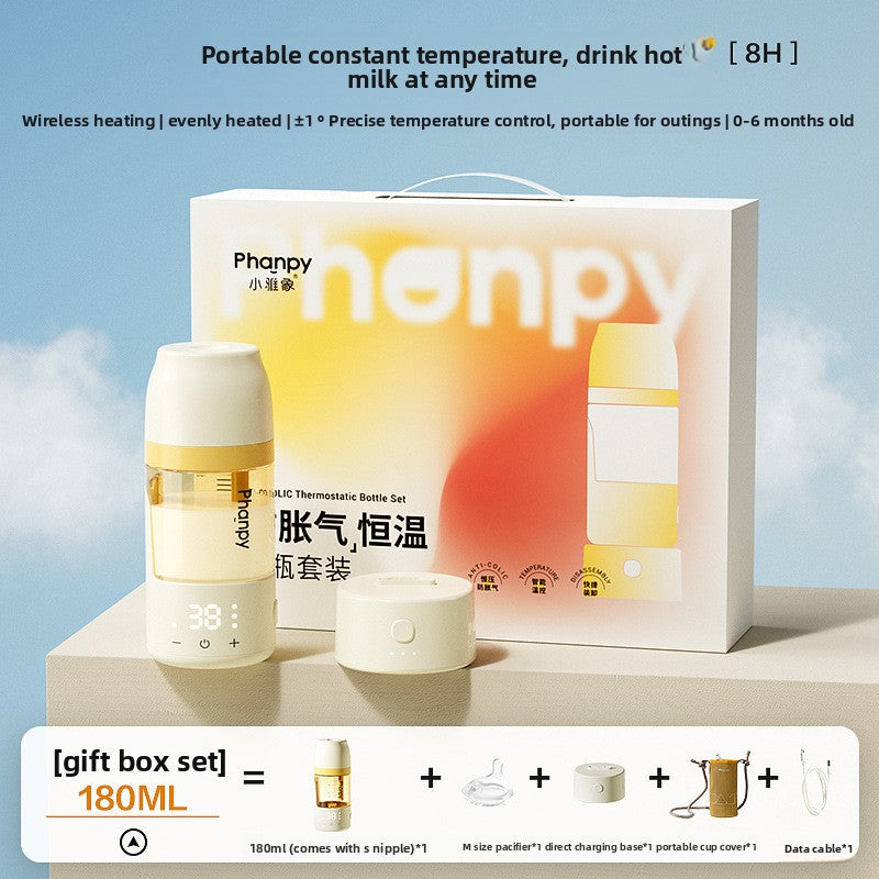 Thermostatic baby bottle