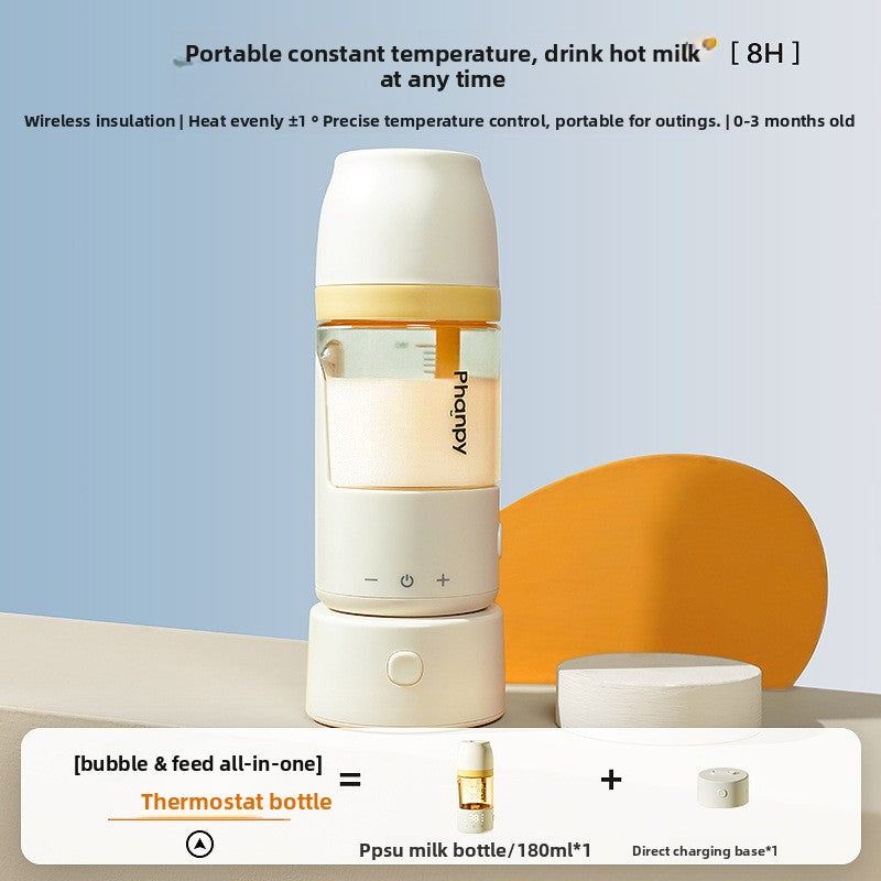 Thermostatic baby bottle