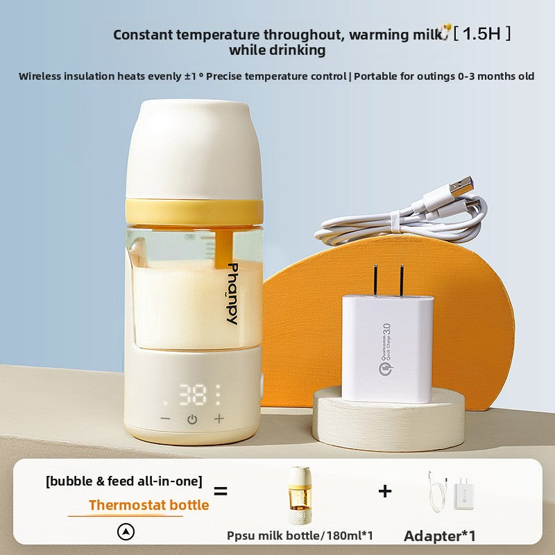 Thermostatic baby bottle