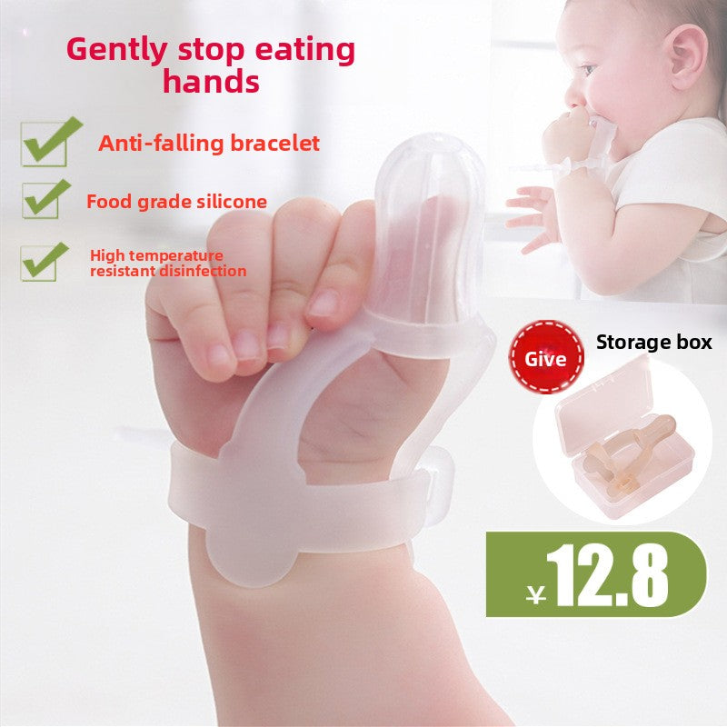 Silicone Baby Thumb Guard Teething Aid