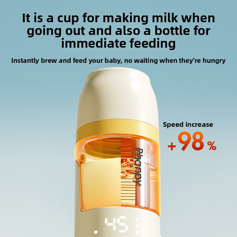 Thermostatic baby bottle